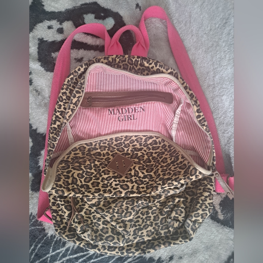 Leopard Print/Pink Madden Girl Backpack Women's/Girl's